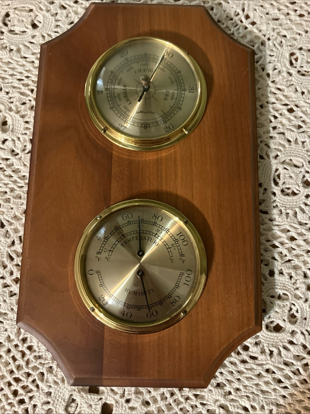 Vintage Air guide Barometer Thermometer Hygrometer